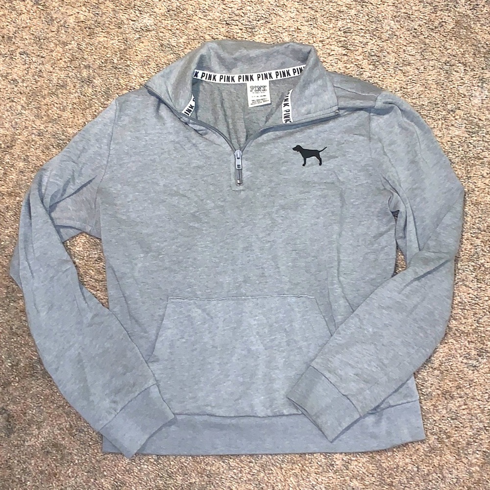VS PINK Quarter Zip Sweatshirt